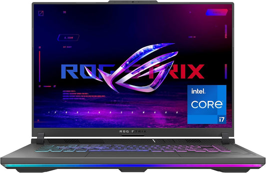 ASUS ROG Strix G16 (2024) Gaming Laptop, 16” 16:10 FHD 165Hz Display, NVIDIA® GeForce RTX™ 4060, Intel Core i7-13650HX, 16GB DDR5, 1TB PCIe Gen4 SSD, Wi-Fi 6E, Windows 11, G614JV-AS74